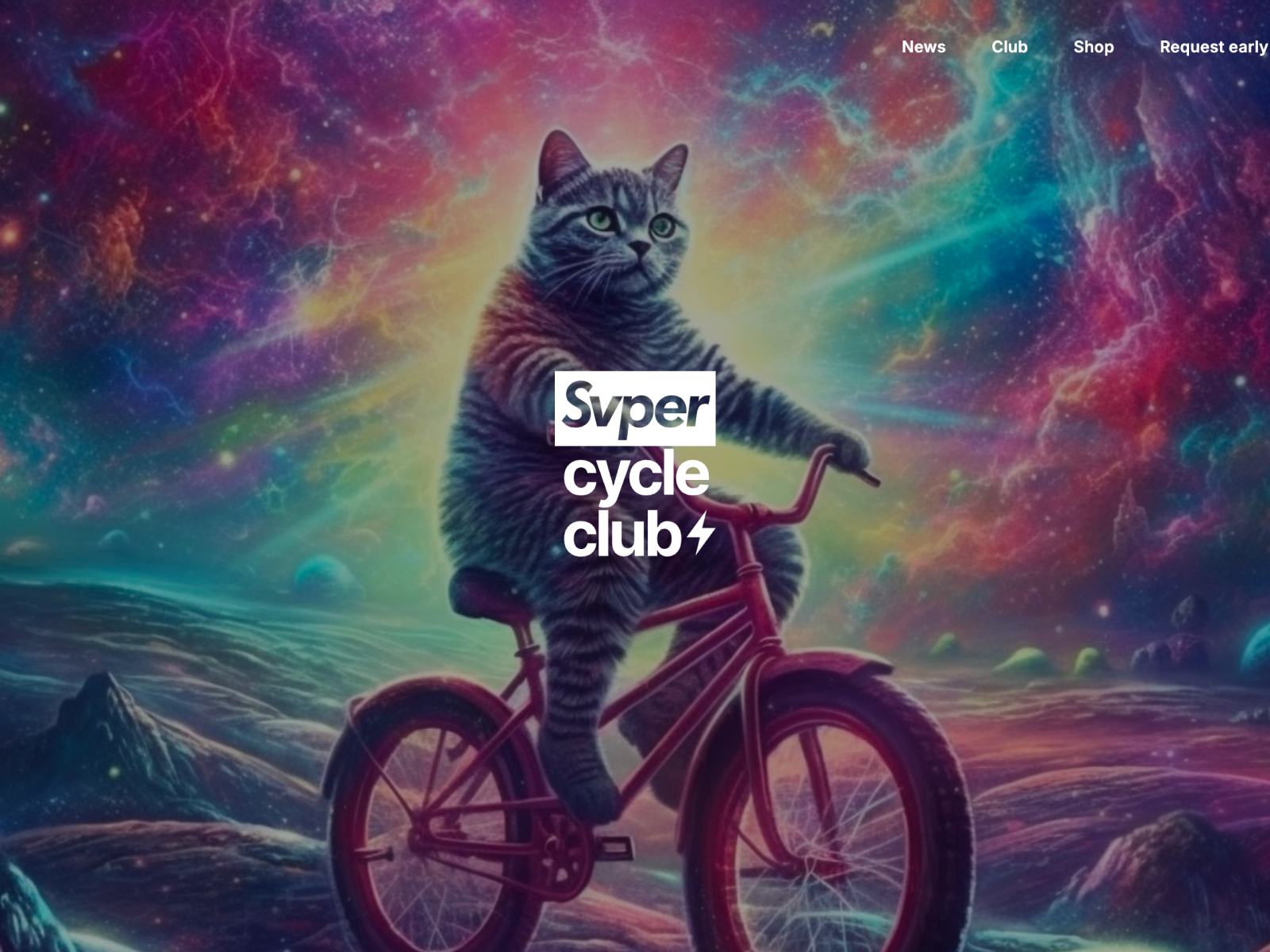 Svper cycling app screen 2